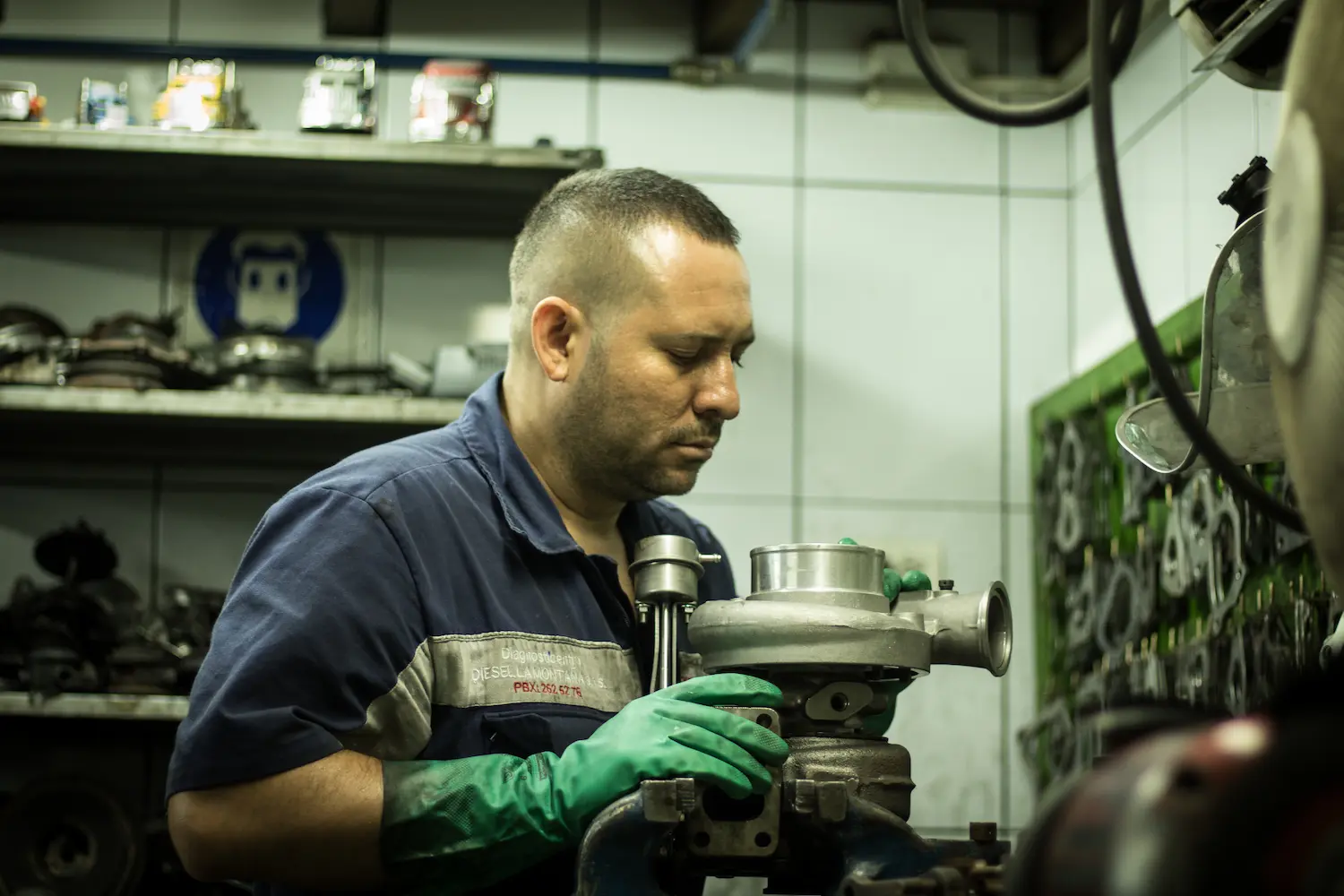 Reparación y calibración de turbos